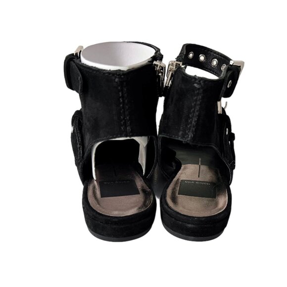 DOLCE VITA ELODIE SUEDE ANKLE STRAP FLATS, NIB - Picture 7 of 8